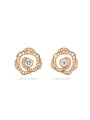 Maymay Rose Large Rose Gold Diamond Earrings