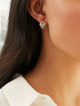 The Knot Yellow Gold Diamond Earrings