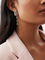 Papillon Coloured Diamond and Platinum Earrings