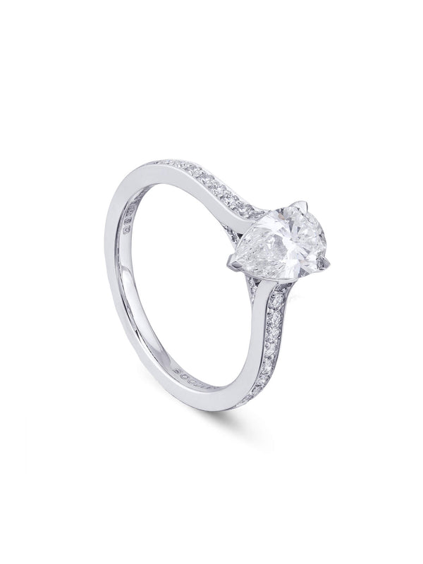 Harmony Pear Cut Diamond Engagement Ring