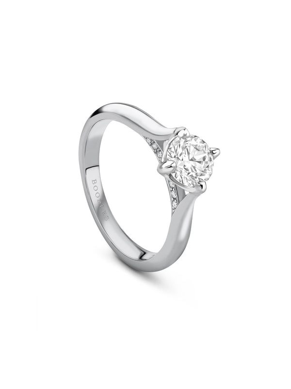 Boodles Brilliance Platinum Diamond Engagement Ring 0.9 carat (approx.)
