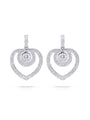 Sophie Platinum Diamond Earrings