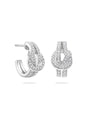 The Knot White Gold Diamond Earrings