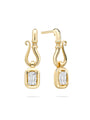 Florentine Ashoka Yellow Gold Diamond Earrings