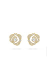 Maymay Rose Large Yellow Gold Diamond Earrings