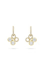 Be Boodles Yellow Gold Diamond Drop Earrings