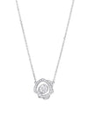 Maymay Rose Large Diamond Platinum Pendant