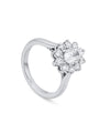 Classic Oval Diamond Cluster Ring