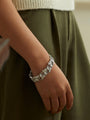 Lotus Platinum Diamond Bracelet