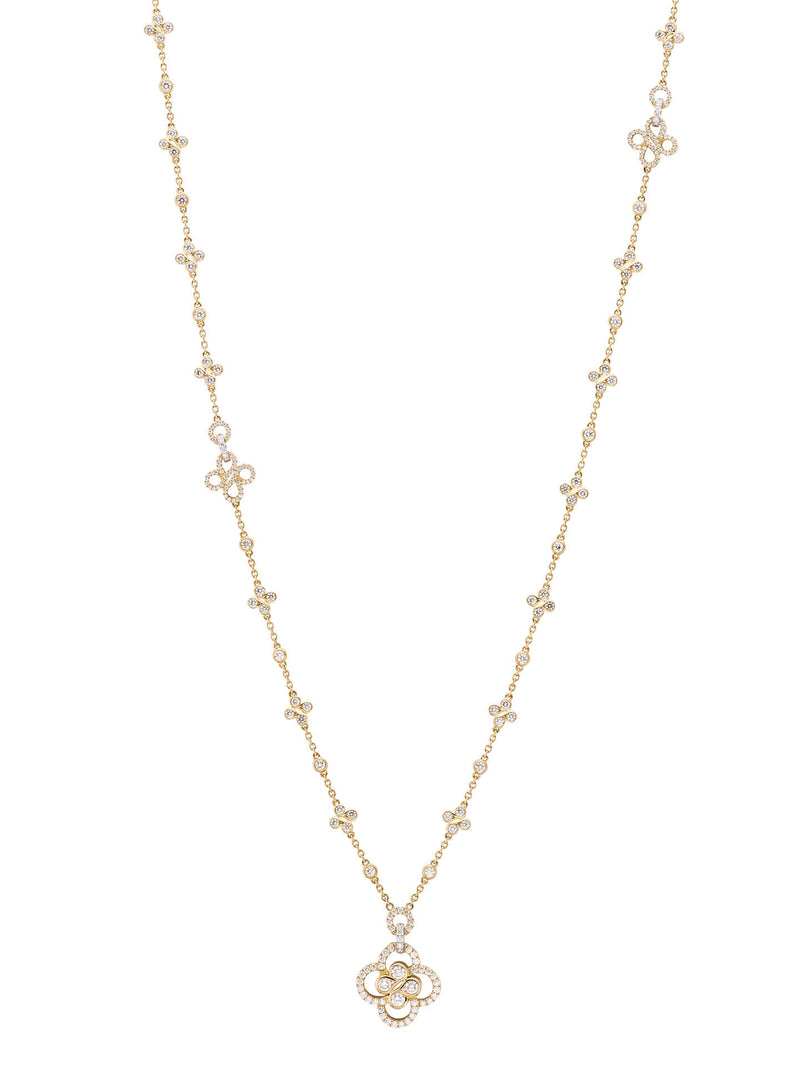Be Boodles Long Yellow Gold Necklace