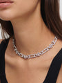 The Knot Open Link White Gold Diamond Collar