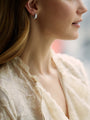 Ashoka Diamond Platinum Hoop Earrings