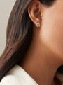 Be Boodles Rose Gold Stud Earrings