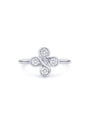 Be Boodles Classic Motif White Gold Ring