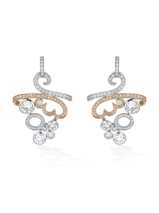Tapestry Pink Diamond Earrings