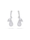Orchard White Gold Pavé Diamond Earrings