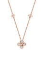 Be Boodles Mini Rose Gold Diamond Pendant