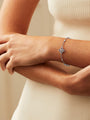 Be Boodles Multi Charm White Gold Bracelet