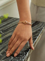 The Knot Rose Gold Bangle