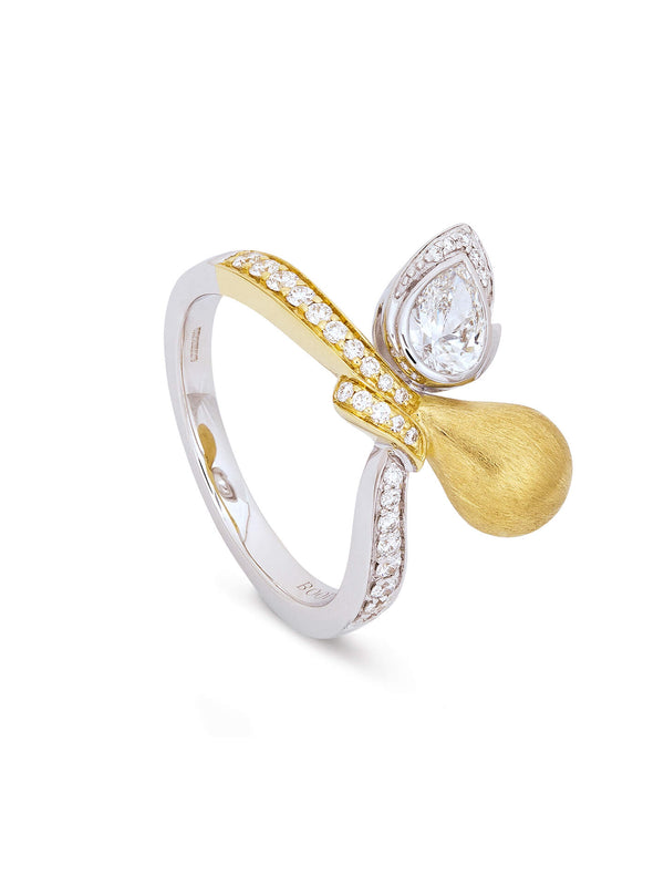 Orchard Yellow and White Gold Ring
