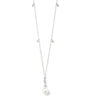 Snowdrop White Gold Pearl Pendant