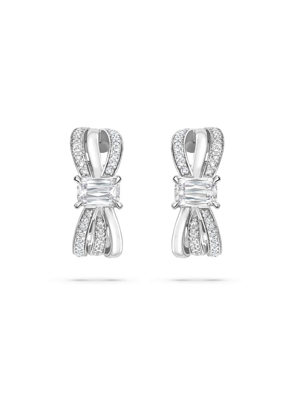 Ribbons Platinum Ashoka Diamond Earrings