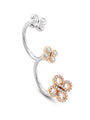 Be Boodles Platinum Rose Gold Diamond Double Ring