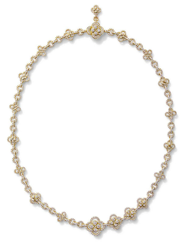 Be Boodles Yellow Gold Asymmetric Necklace