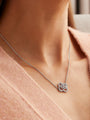 Be Boodles Double Motif Platinum Pendant