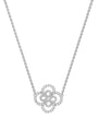 Be Boodles Double Motif Platinum Pendant