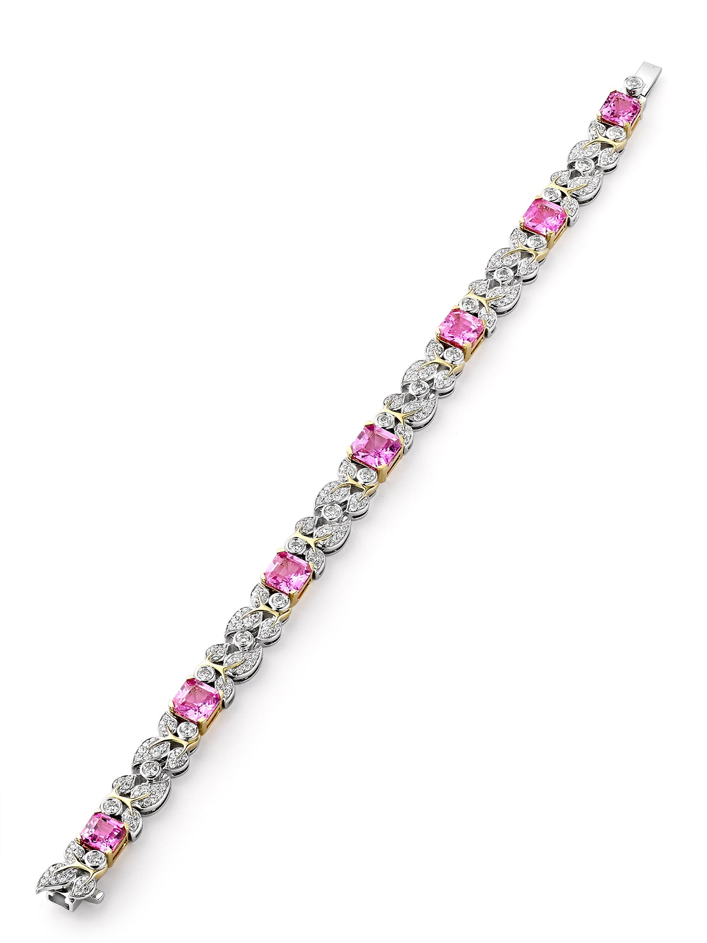 Secret Garden Verdure Pink Sapphire Bracelet | Boodles