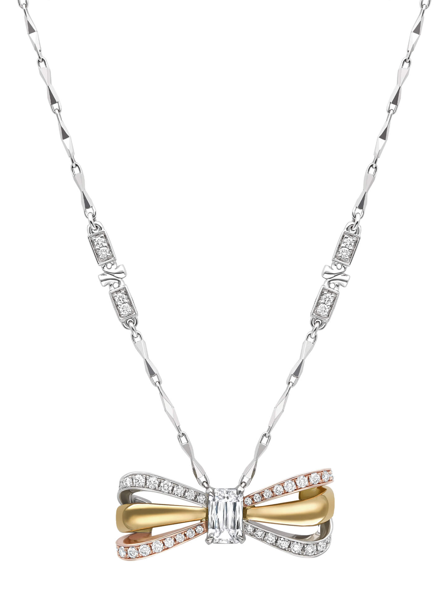 Ribbons Ashoka Diamond Pendant Boodles