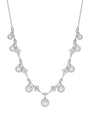 Beach Medium Platinum Diamond Necklace