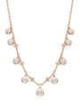 Beach Large Rose Gold Diamond Necklace