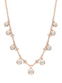 Beach Large Rose Gold Diamond Necklace