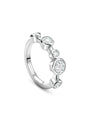 Raindance Mega Half-Hoop Platinum Diamond Ring