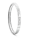 Be You White Gold Bangle