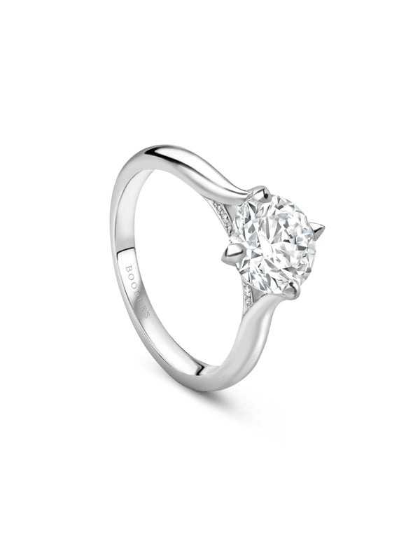 Boodles Brilliance Platinum Diamond Engagement Ring