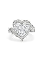 A Family Journey Florence Heart Cut Diamond Platinum Ring