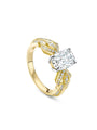 Peace of Mined Yellow Gold Diamond Ring