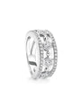 Circus Classic White Gold Diamond Ring