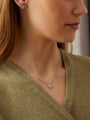 Be Boodles White Gold Pendant and Earrings Set