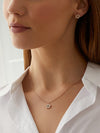 Blossom Rose Gold Pendant and Earrings Set
