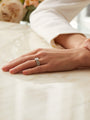 Petal Ashoka Platinum Diamond Engagement Ring