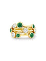 Raindance Classic Yellow Gold Emerald Ring