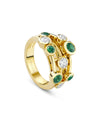 Raindance Classic Yellow Gold Emerald Ring