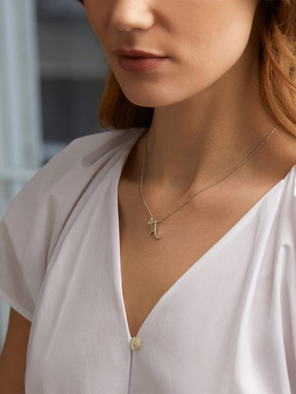 Boodles letter clearance necklace