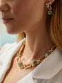 Secret Garden Verdure Tourmaline Yellow Gold Necklace