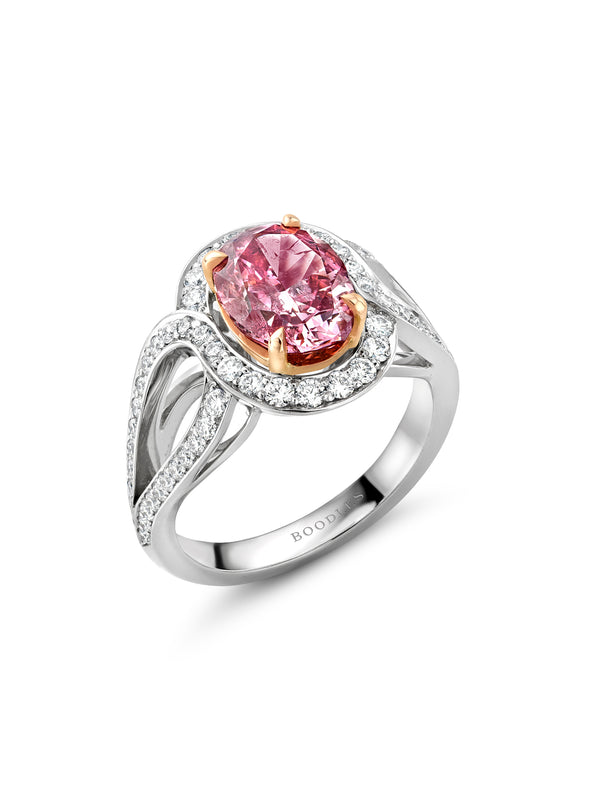 South Africa Pink Diamond Ring