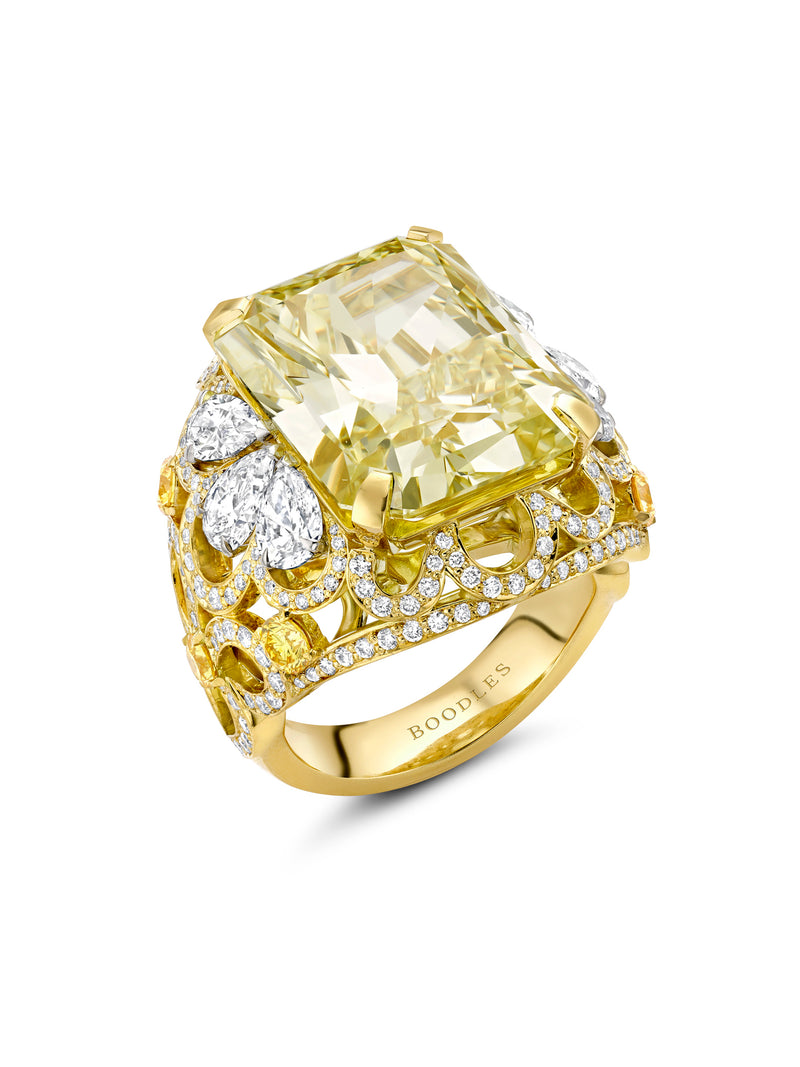 Sintra Yellow Diamond Yellow Gold Ring